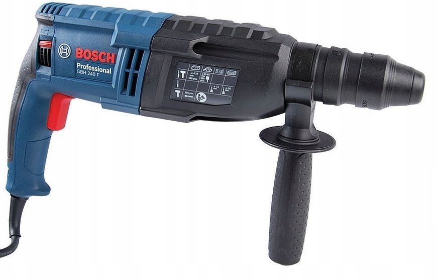 Професійний ударний електричний прямий перфоратор Bosch GBH240F : 790 Вт, 2.7 Дж (0611273000) 0611273000 фото